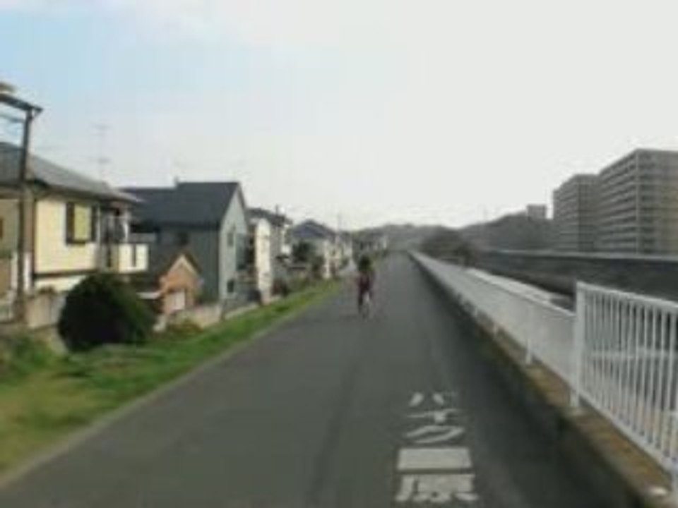 Promenade au bord du canal au Japon