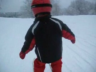 Enzo : ski aux clochettes (Doubs) 1