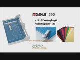 Dahle 550 Professional Rolling Trimmer Paper Cutter - Tour