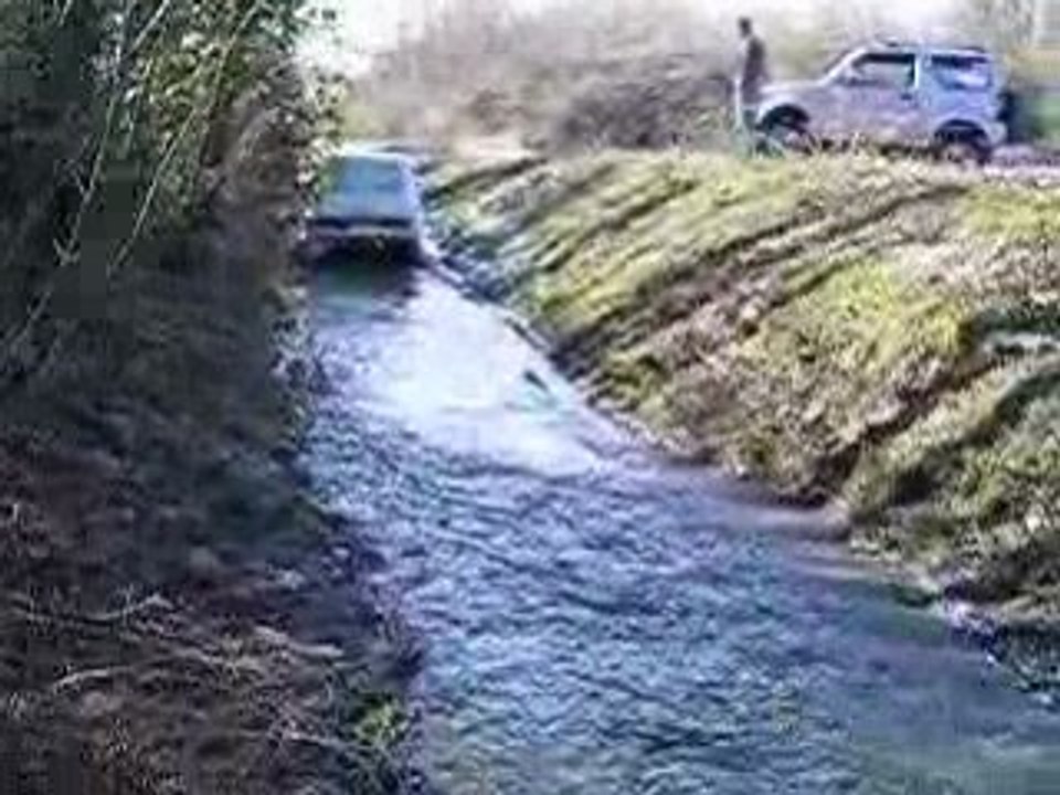 seb dans l'eau