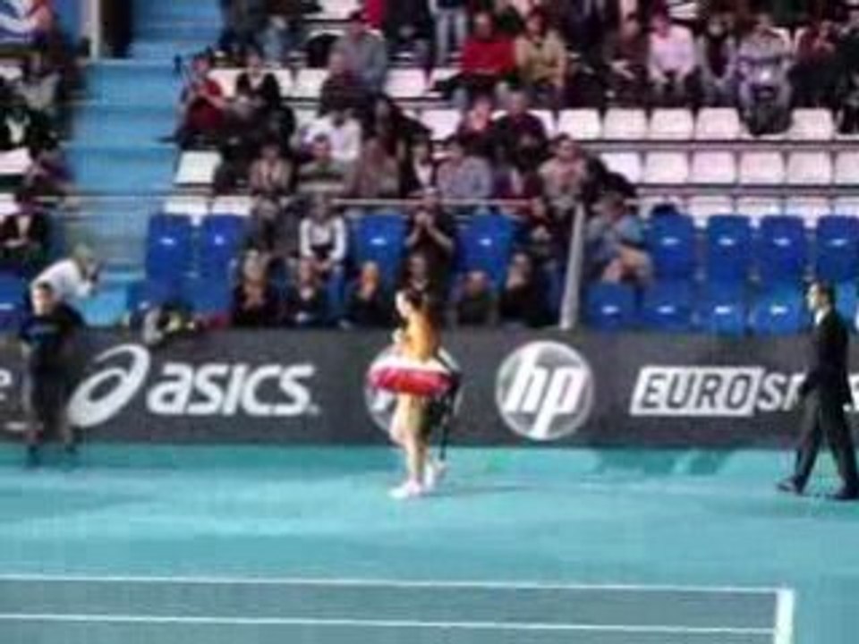 Open Gaz de France 2009 - Arrivée de Jelena Jankovic