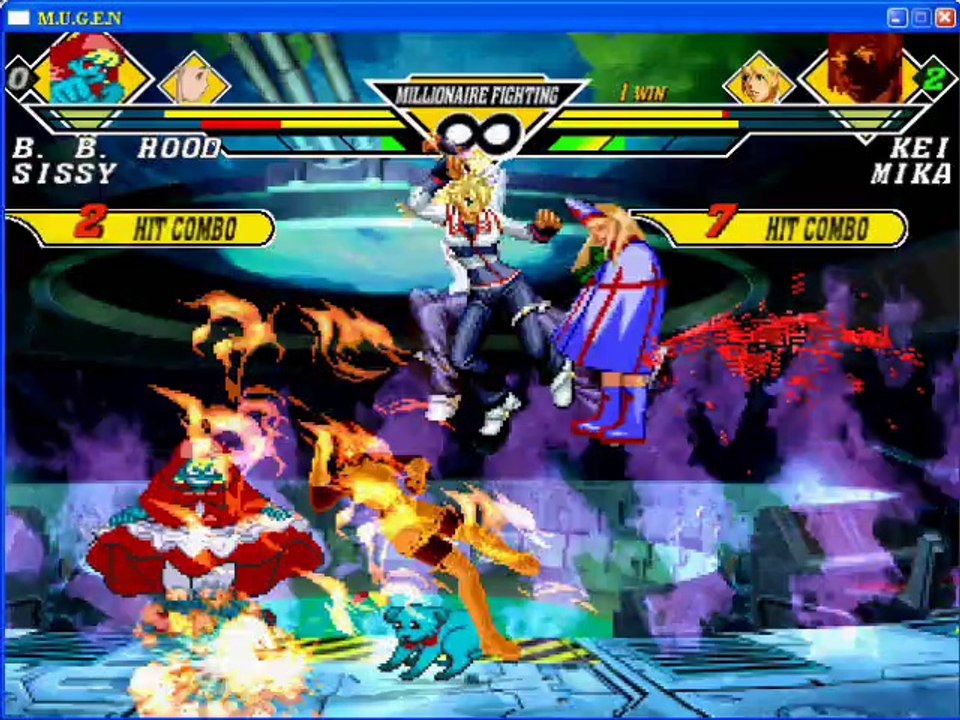 Kei and Mika vs. B.B. Hood and Princess Sissy