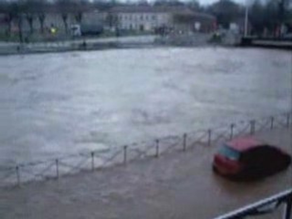 Inondations a Bayonne