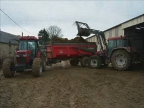 Transport de fumier.