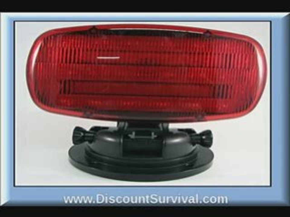 Bright Red Warning Light