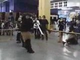 Medieval sword fight