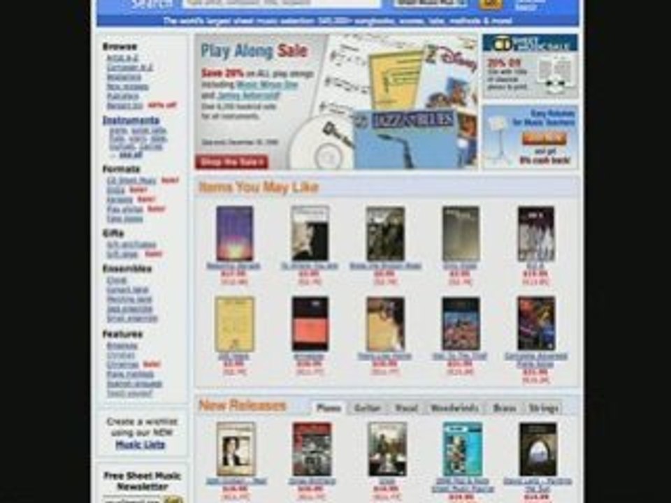 sheet music book *Watch*