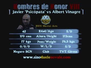 Hombres de Honor VIII - Javi Psicópata vs Albert Vinagre