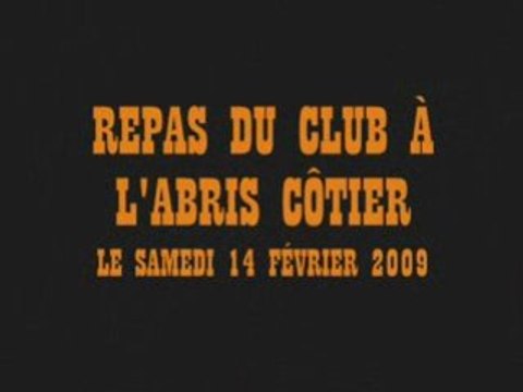 Repas du Club Goulien sports le sam 14 février 2009