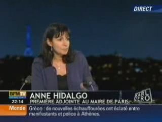 Anne Hidalgo, Invitée de Karl Zéro sur BFM TV