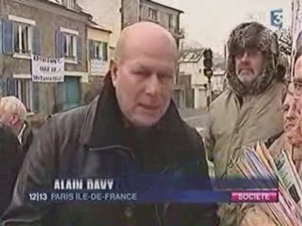 manifestation des riverains de la rue Blériot à Buc