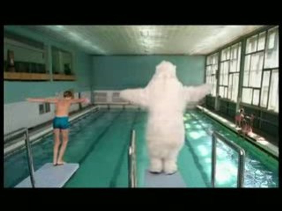High Diving Polar Bear
