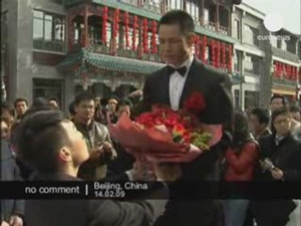 Pékin - La communauté gay fête la St Valentin
