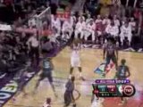 NBA Dwight Howard goes way up to block the Chris Paul effort