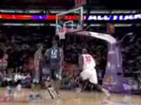 Nba shaquille O'neal pass howard and go for dunk