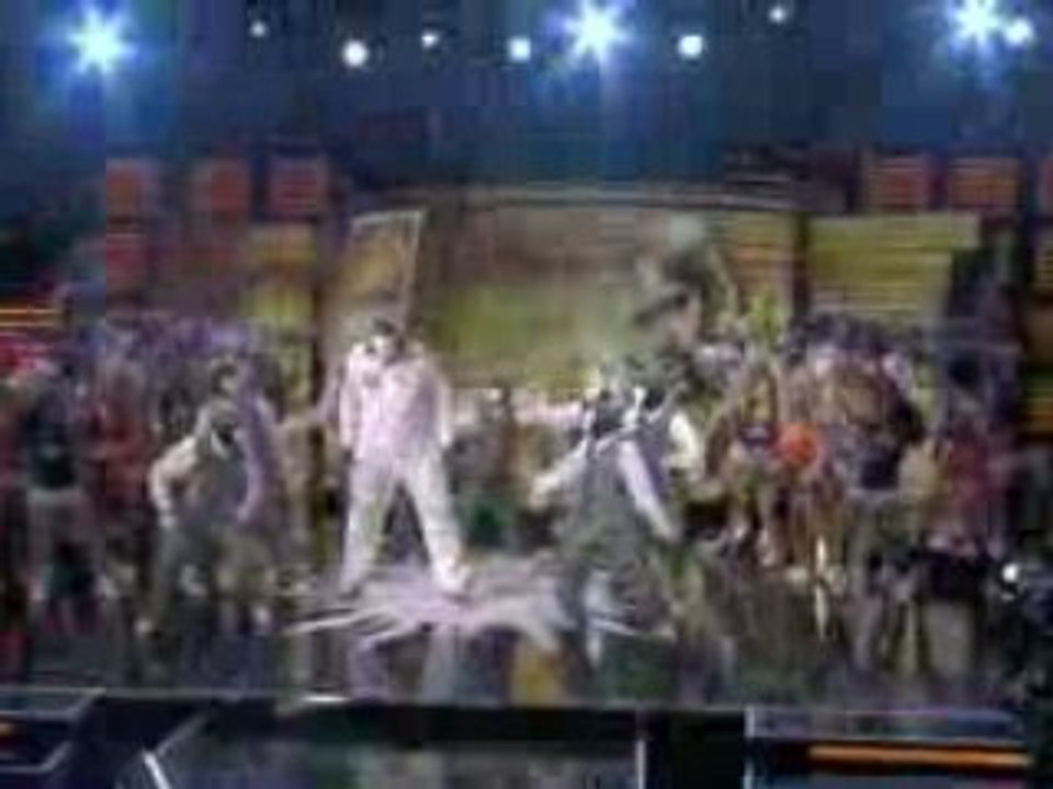 Nba Shaquille O'Neal Dance avec Jabbawockeez