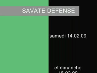Savate défense 14 et 15.02.2009