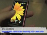 Samsung Ultra Touch S8300 - Hands-On