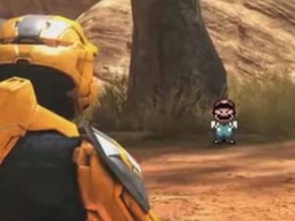 Mario vs Spartan 2