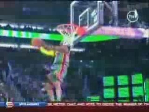 Nate Robinson Revers Double Pump in Nba Slam Dunk 2009!!