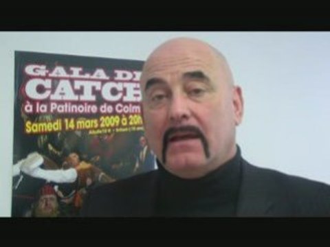 Présentation du gala de catch de Colmar par Flesh Gordon