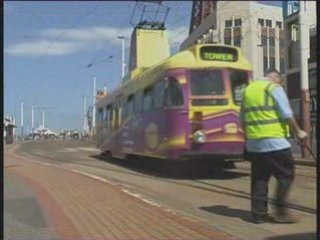 Blackpool Trams In Action