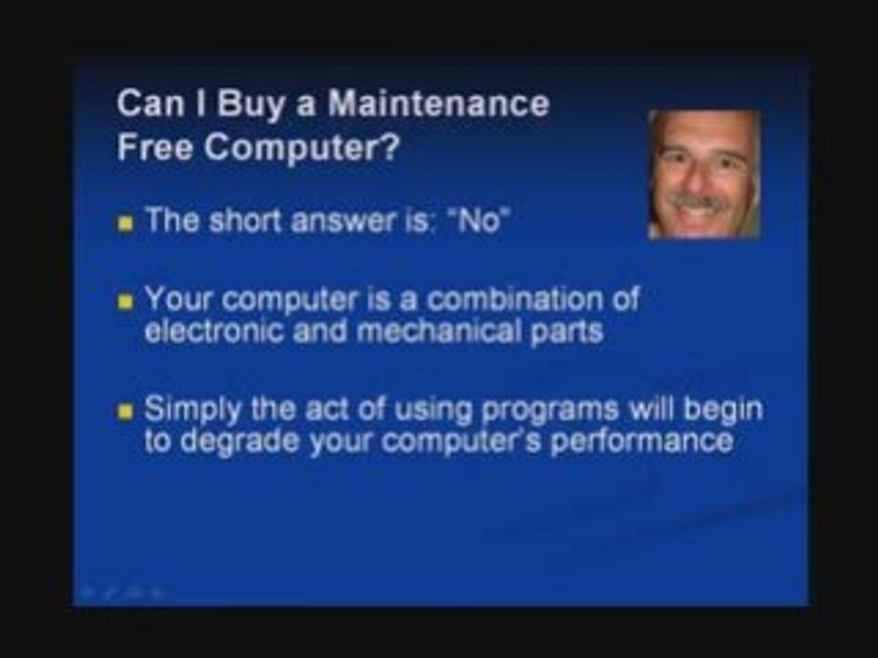 Buy a Maintenance Free Computer & Speed Up Windows XP Boot