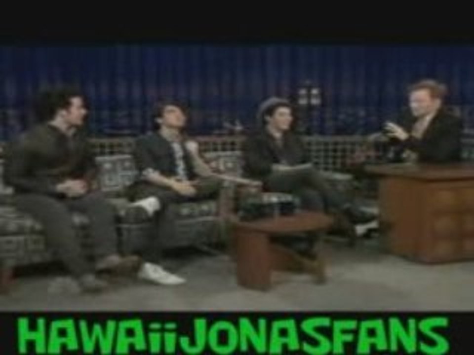 Jonas Brothers Conan O'Brien (vostfr)