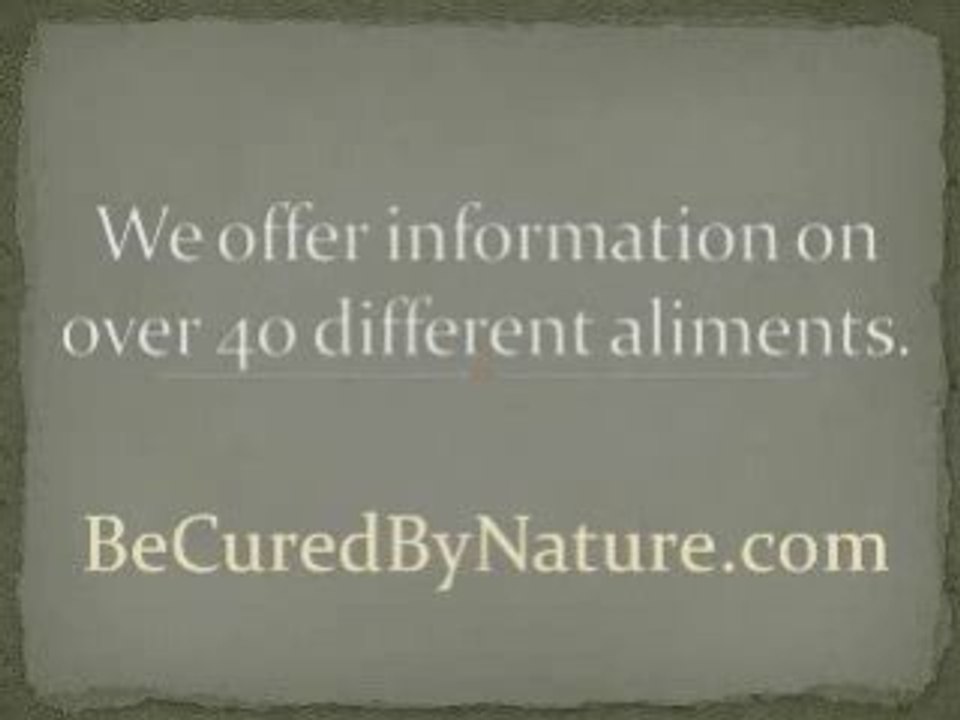 Cancer - A Natural Cure