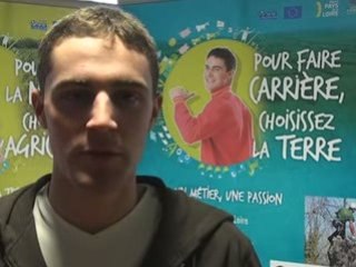 Romain, en formation agricole