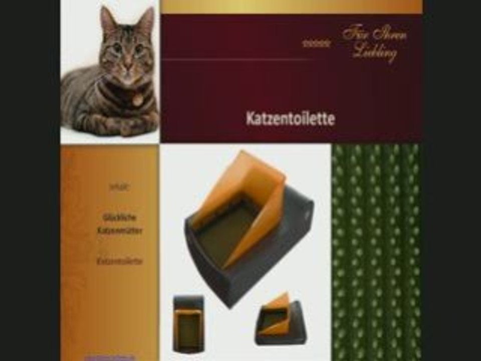 Katzen Weltneuheit - Katzentoilette Sauber ohne Katzenstreu