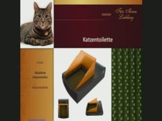 Katzen Weltneuheit - Katzentoilette Sauber ohne Katzenstreu