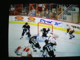 NHL 08 - X360 - Pengouins vs Flames  3eme périodes