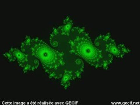 Danse d'un ensemble de Julia