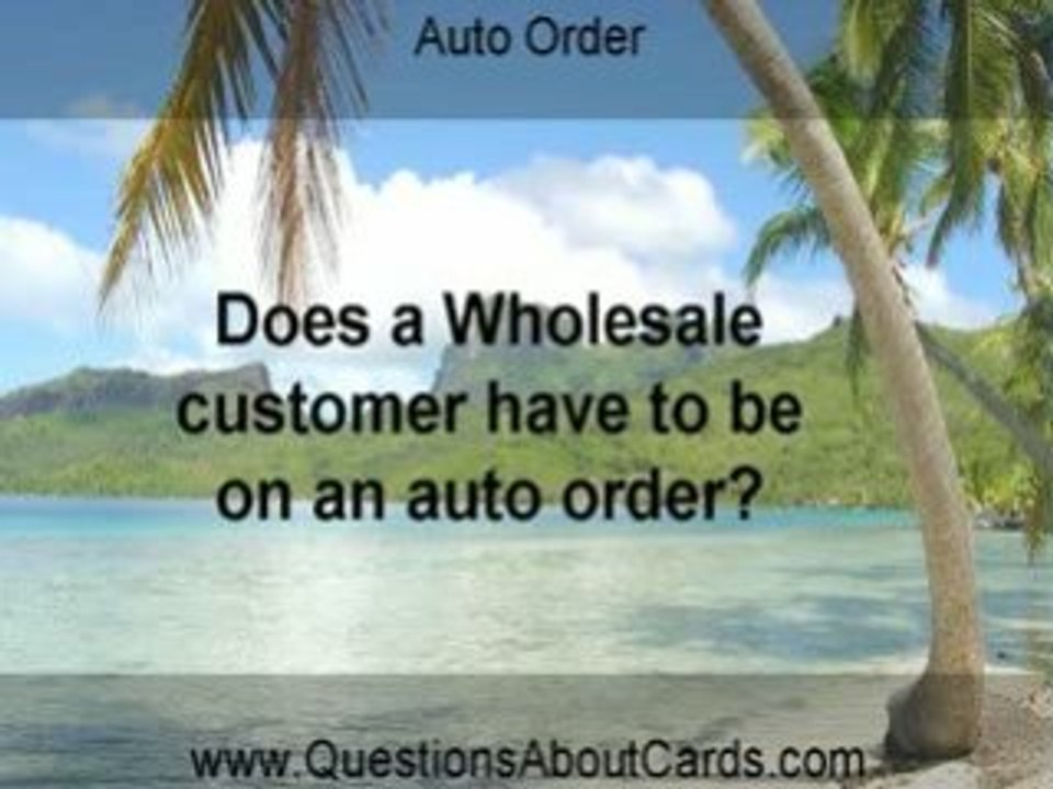 FAQ - Auto Order