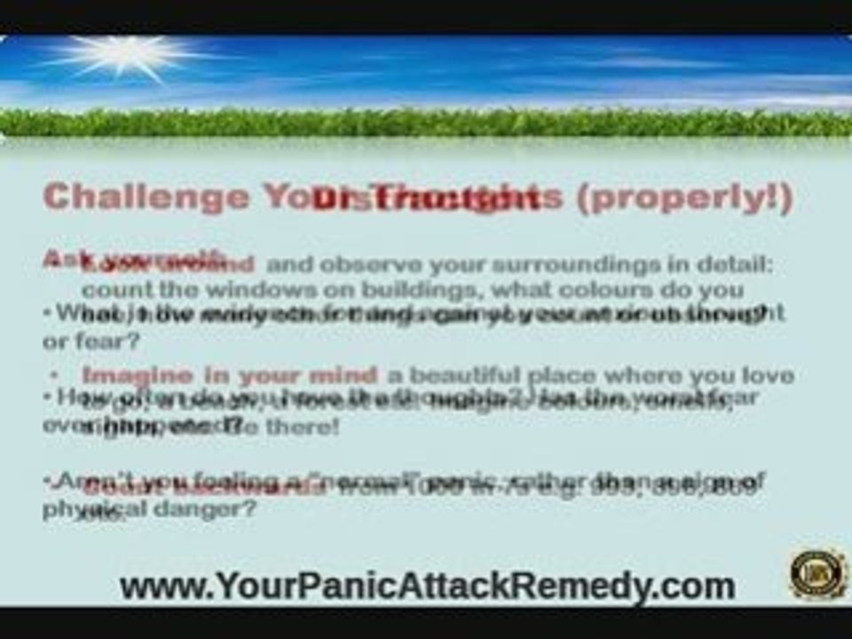 Overcoming Panic Attacks: Stop Panic Thoughts