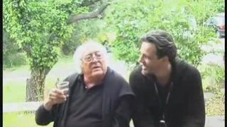 Georges Lautner sur le tournage du film de Frédéric Cerulli