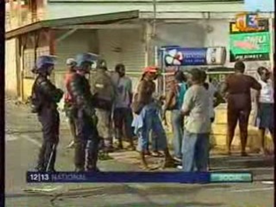 greve guadeloupe  17-02-2009