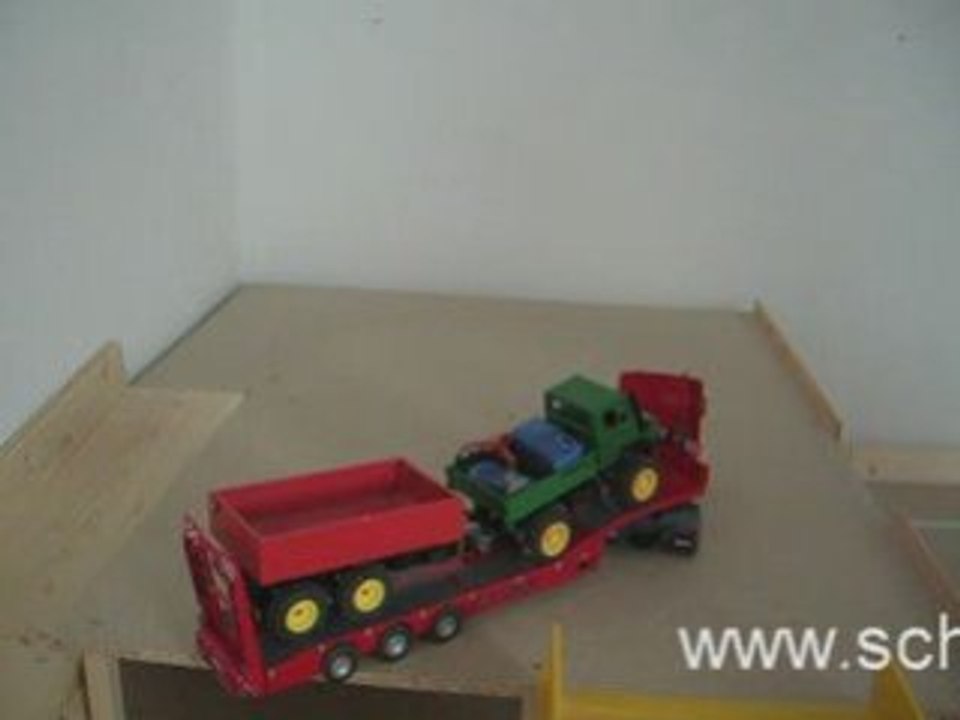MAN mit Tieflader - Unimog/Trailer Transport