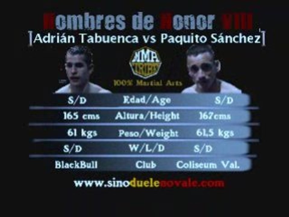 Hombres de Honor VIII - Adrián Tabuenca vs Pakito