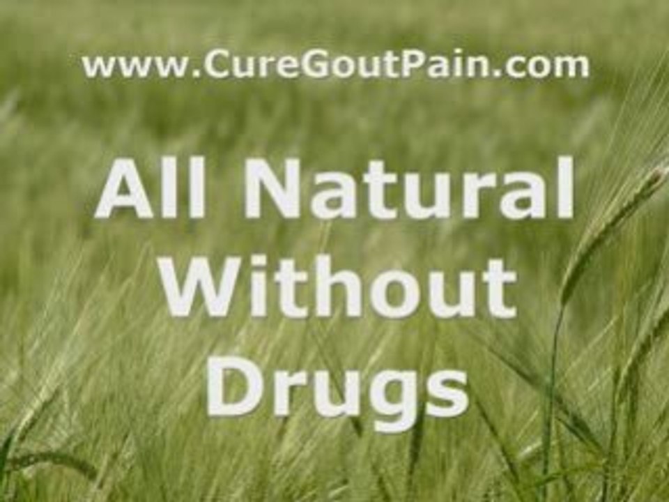Cure Gout Pain Remedy That Works