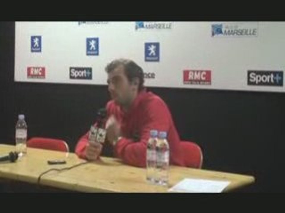 Open13 2009 Benneteau Conférence de presse