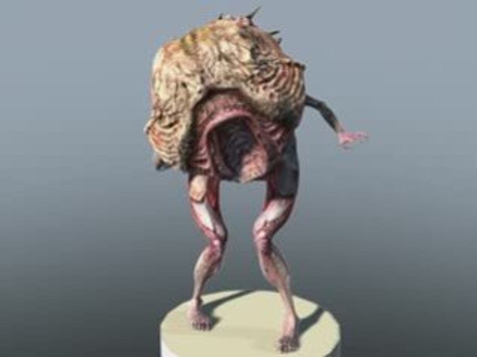 Turn around homme ventre animé