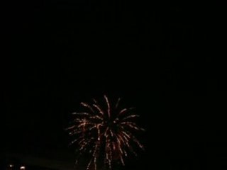 Feu d'artifice aux Ménuires