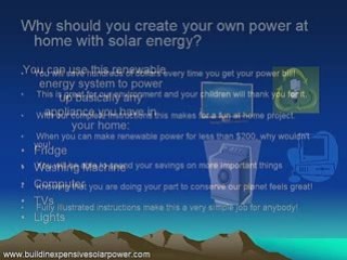 How to build inexpensive solar panels