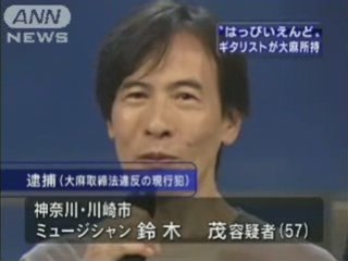 元「はっぴいえんど」メンバー　大麻所持で逮捕