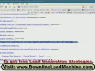 Network Marketing Lead - A Must See Technique