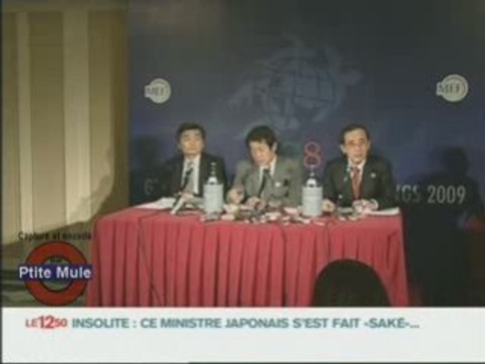 Le ministre qui s'est fait "saké"