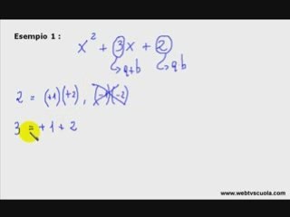 Matematica: Esercizi Trinomio Notevole