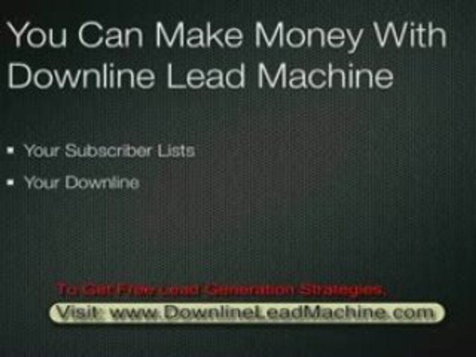 Affiliate Marketing MLM Network - Build Downline
